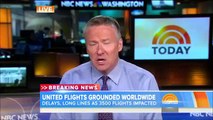 All United Airlines flights grounded worldwide due to computer system glitch