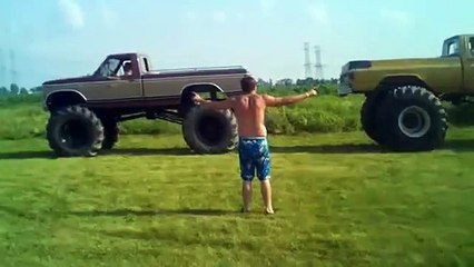Ford vs Chevy Truck Pull