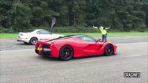 Ferrari LaFerrari Vs Toyota Supra MK4 Single Turbo Drag Race