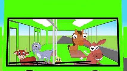 Wheels On The Bus | Animal Family | Nursery Rhymes | Songs for Children by Animated Surprise Eggs