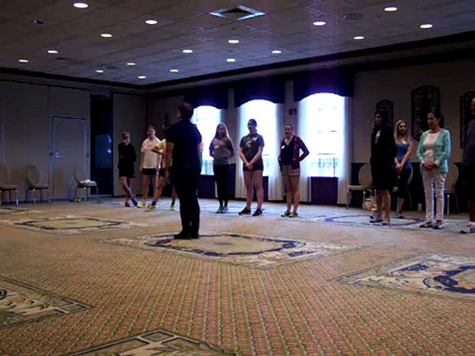 St Pete Self Defense Seminar Demo-Kathy Marlor- Rear Grab Defense-FL