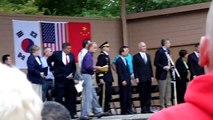 Why hang Chinese flag at Korean War memorial in US?