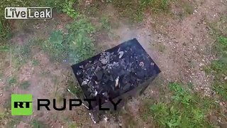 Russia: How to BBQ with a drone