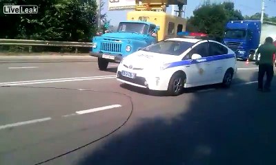 Aftermath Of Russian Military Tank Crash In Crimea