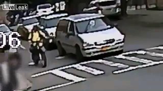Two Thugs Attack Biker