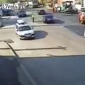 Traffic cop fails to direct cows