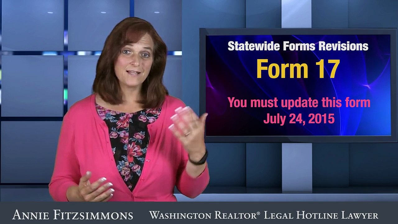 Forms Revisions Video Part 2 - Form 17