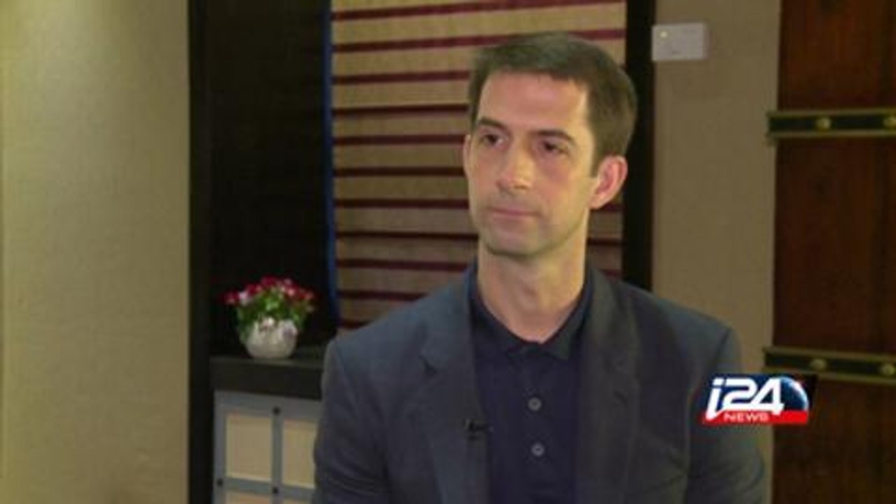 Senator Tom Cotton speaks to i24news