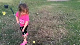 Three-Year-Old Learns That Practice Makes Perfect (Sort Of)