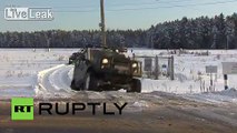 Russia: Watch pro-SUV rally drivers battle extreme Moscow snow