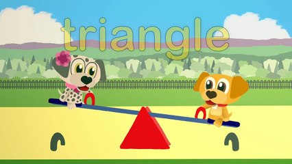 Learn shapes for children   Puppy Park #3   Toddler Fun Learning | song for children