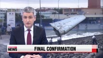 France confirms wing part found on Reunion island is from MH370