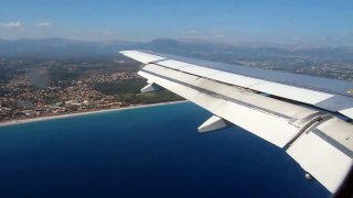 Air France Airbus 320 Landing at Nice Côte d'Azur