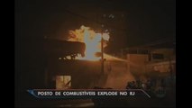 Bombeiros investigam explosão em posto de gasolina no Rio de Janeiro