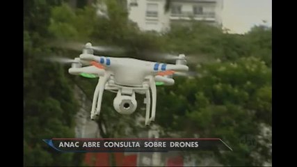 Anac abre consulta pública para definir regras sobre drones