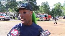 TRANNY gives DRAMATIC STORY of POLICE CHASE = in da hood =