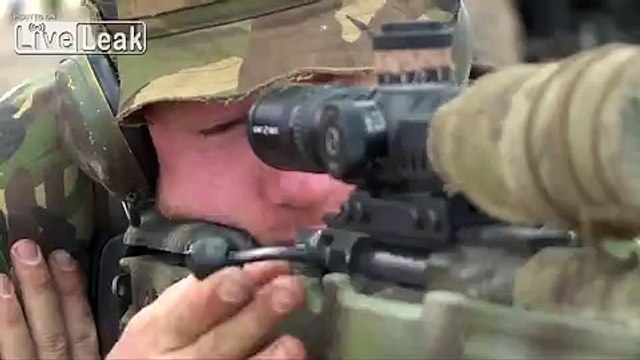 Soldier Shooting the Powerful German RPG Panzerfaust 3 - German/Czech/Dutch Army in Action