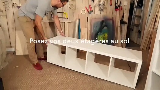 Diy Fabriquer Un Lit Avec Des Etageres Ikea Video Dailymotion