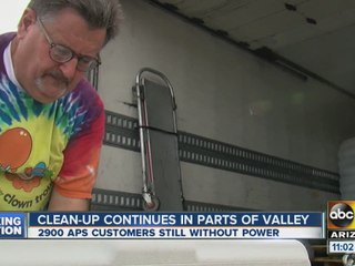 Clean-up continues in parts of Valley