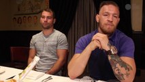 Conor McGregor believes he's on Floyd Mayweather's level, that he and Ronda Rousey could each sell out Cowboys Stadium individually