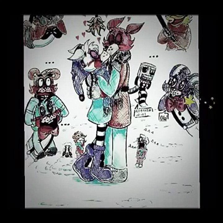 Play Love-(FNAF)FOXY Y MANGLE,BONNI Y TOY CHICA