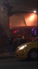 — HARRY STYLES riding a mechanical bull at The