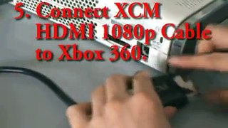 XCM 1080p HDMI cable for Original White HDMI-less Xbox 360 (1st Generation)