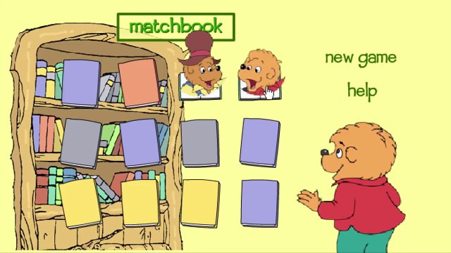 Berenstain Bears Matchbook Animation Sprout PBS Kids Game Play Walkthrough