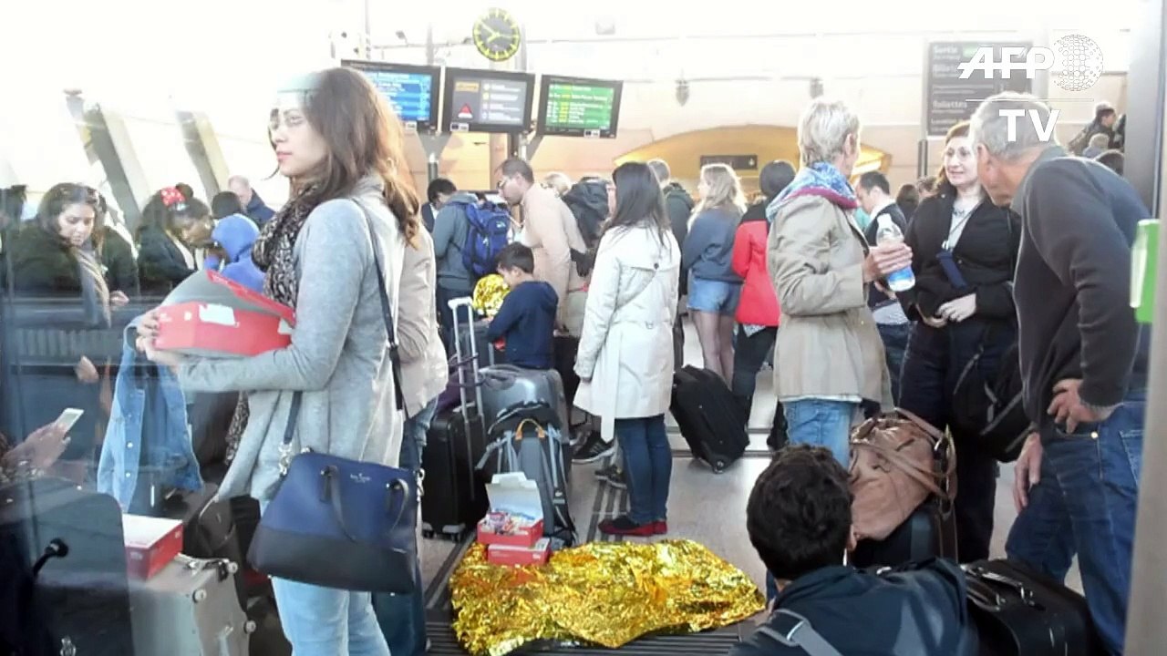 Migrantes param Eurostar