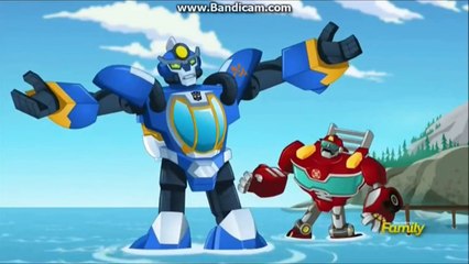 Transformers Rescue Bots Meet High Tide and Megabot
