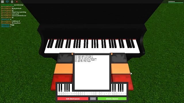 Minecraft Sunrise Song On A Roblox Piano Video Dailymotion