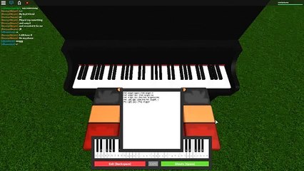 Minecraft Sunrise Song On A Roblox Piano Video Dailymotion