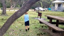 Jumping with Kangaroos in Pretty Beach Australia - Travel with Kids