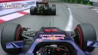 Terrible accident in Monaco GP 2015