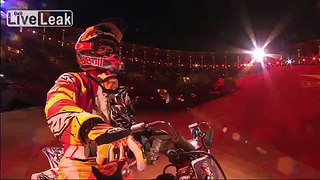 The FMX motocross competition - Red Bull X-Fighters Madrid 2014