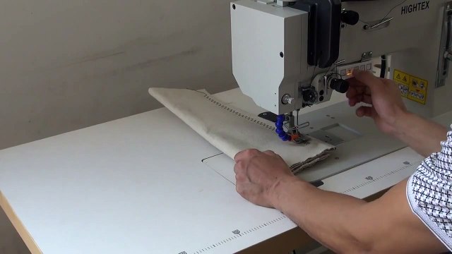 Heavy duty 1,2,3 step zig zag sewing machine for sail makers