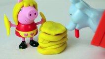 Peppa Pig Story of The Three Little Pigs Play Doh Set with Peppas DisneyCarToys Cousin Pla