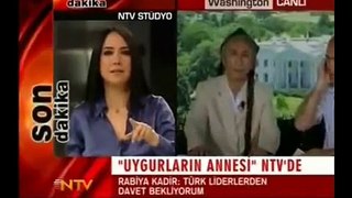 Türkiye'ye Girişi YASAK Olan, Uygurların Anası Rabia Kadir,NTV'ye konuştu -2, 08.07.09