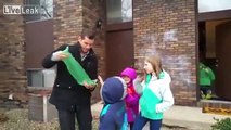 color blind father sees kids eyes for first time