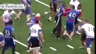 89 Year old does a touchdown