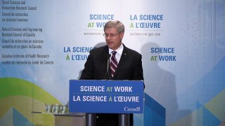 Prime Minister Harper - Vanier Scholarship Announcement