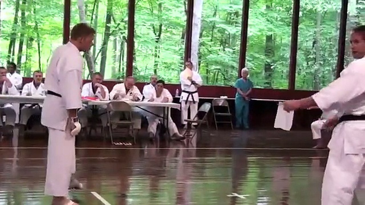 Shotokan Karate Master Camp 2011 Men's black belt kumite