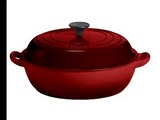 New Le Creuset Enameled Cast-Iron 3-1/2-Quart Buffet Casserole, Flame Deal