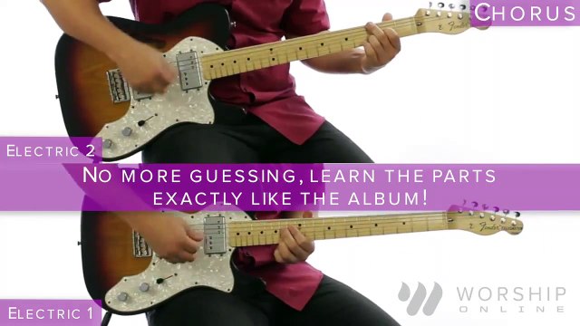 Spirit Of The Living God - Vertical Church Band - Electric And Acoustic Guitar Tutorial