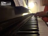 Theme from Chanson Triste by P.I. Tchaikovsky on the piano.