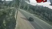 CCTV captures the moment fatal accident that killed two people in Santa Catarinaa