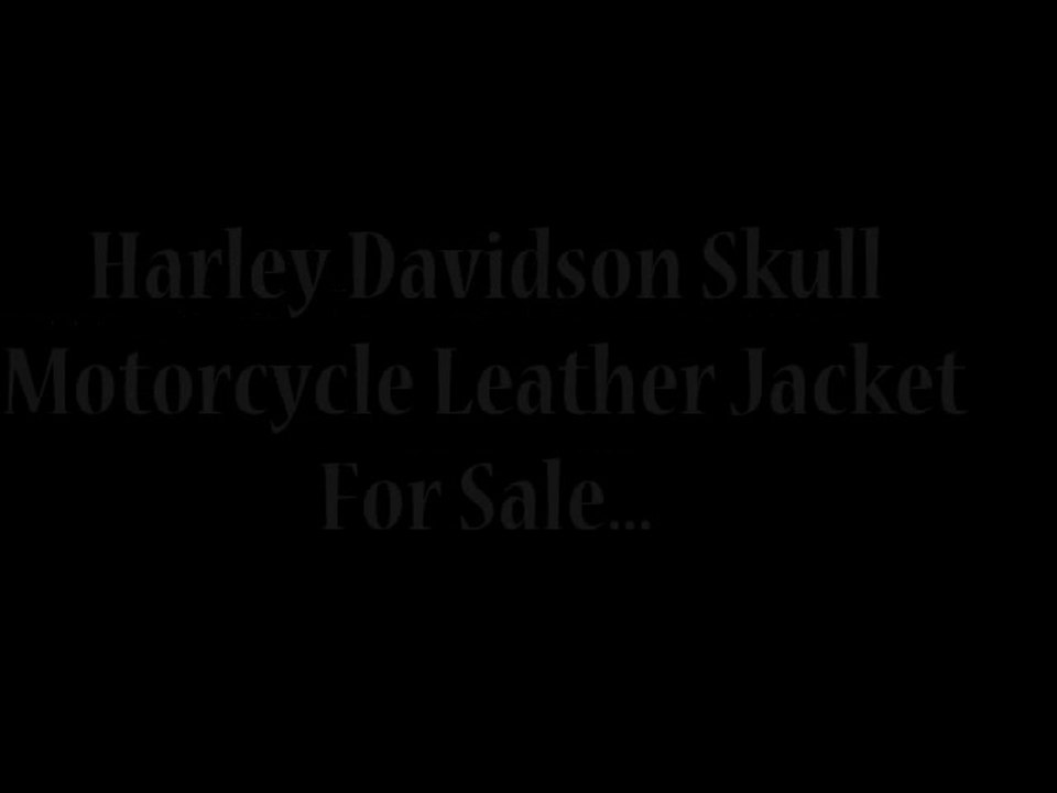 Harley Davidson  Skull Leather Jacket