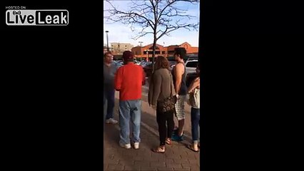 The Arrogance of Some People ..... Elderly Man Abused on Sidewalk