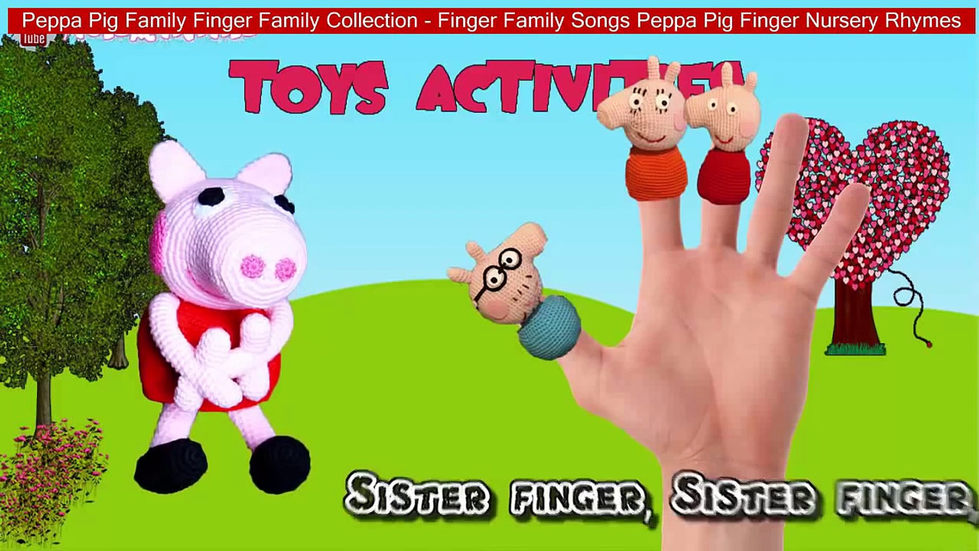 peppa pig finger family toys