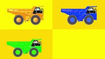 DUMP TRUCKS | Learning Colors | Colour Lesson for Children | Animated Surprise Eggs